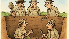 Dowcip: Podczas wykopalisk archeolodzy odkryli archeologów