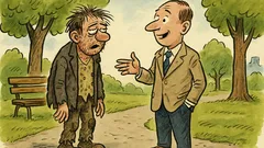 Dowcip: Dwóch sąsiadów spotyka się w parku...